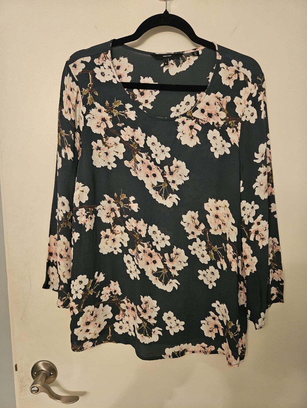 Floral 3/4 Sleeve Blouse